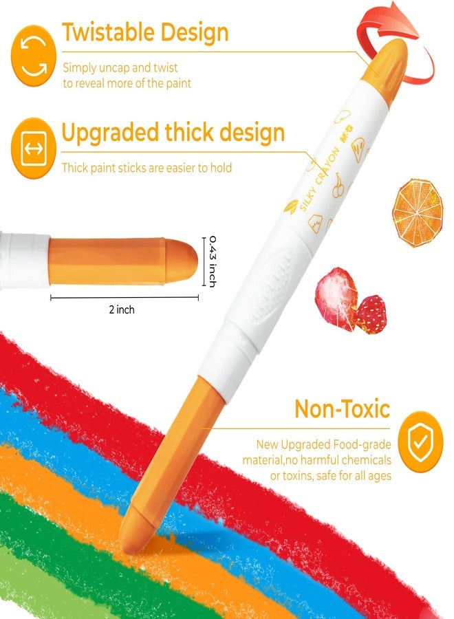 ام اند جي أقلام طلاء M&G المطورة بـ ٢٤ لونًا، مصنوعة من مواد آمنة غذائيًا، أقلام طلاء تمبرا للفنانين، طلاء قابل للغسل، غير سام، سريع الجفاف للغاية - هدية مثالية، فكرة هدية رائعة للفنانين في عيد الميلاد - Image 4